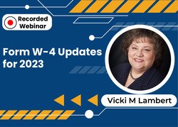 Form W-4 Updates for 2023